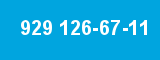 929 126-67-11